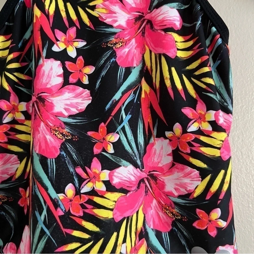 Hurley tropical one piece swimsuit size 5/6